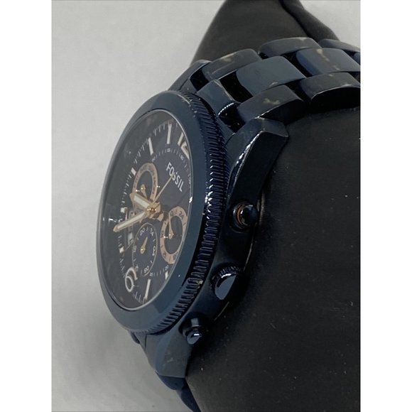 Fossil Perfect Boyfriend ES4093 Women's Navy Blue - Picture 4 of 12